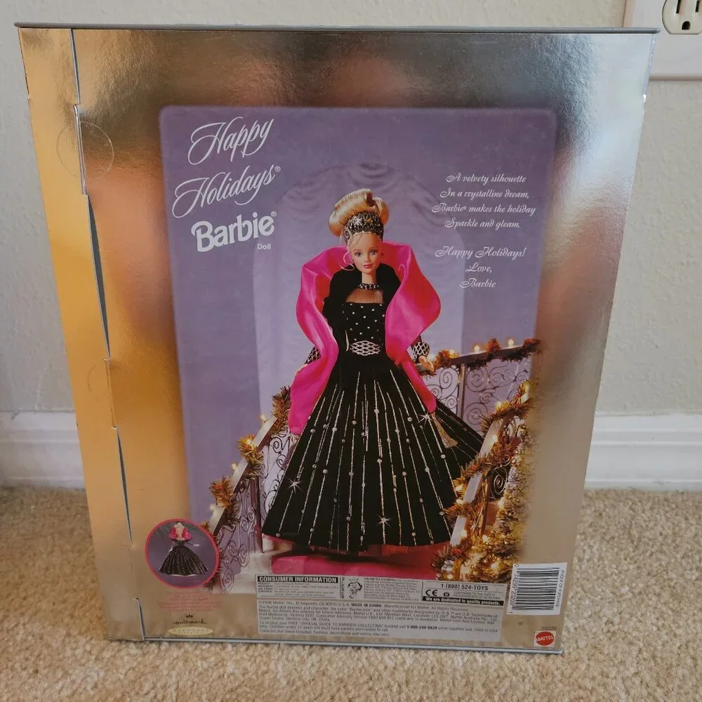 RARE NRFB MATTEL 1998 HAPPY HOLIDAYS SPECIAL EDITION CHRISTMAS BARBIE DOLL 20200